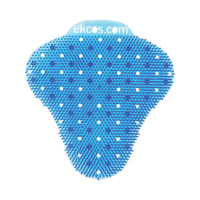 Ekcoscreen Urinal Screens, Fresh Scent, Blue, 12/Carton