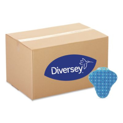 Ekcoscreen Urinal Screens, Fresh Scent, Blue, 12/Carton