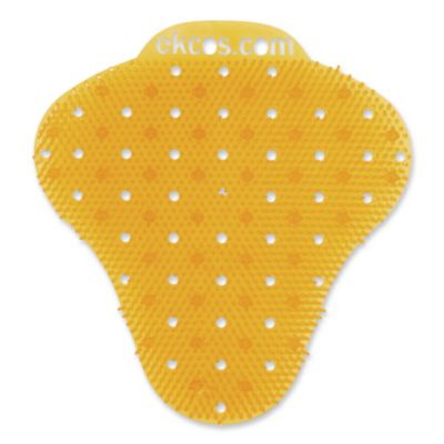 Ekcoscreen Urinal Screens, Tropical Scent, Orange, 12/Carton