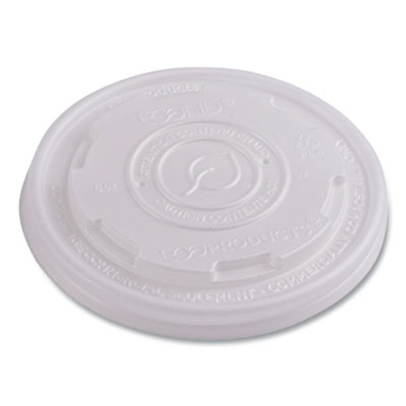 World Art Pla-Laminated Soup Container Lids, Fits 8 Oz, Translucent, Plastic, 50/Pack, 20 Packs/Carton