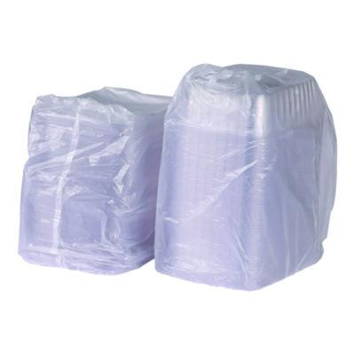 Renewable And Compostable Rectangular Deli Containers, 48 Oz, 8 x 6 x 2, Clear, Plastic, 50/Pack, 4 Packs/Carton