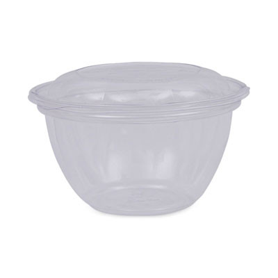 Renewable And Compostable Containers, 18 Oz, 5.5" Diameter x 2.3" h, Clear, Plastic, 150/Carton