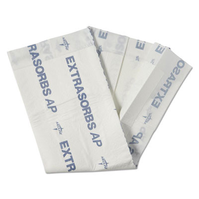 Extrasorbs Air-Permeable Disposable Drypads, 30 x 36, White, 70/Carton