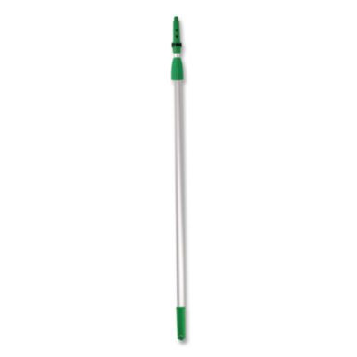 Opti-Loc Extension Pole, 13 Ft, Two Sections, Green/Silver