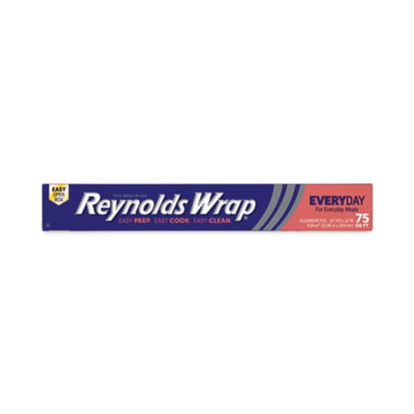 Standard Aluminum Foil Roll, 12" x 75 Ft