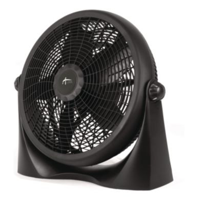 16" Super-Circulation 3-Speed Tilt Fan, Plastic, Black