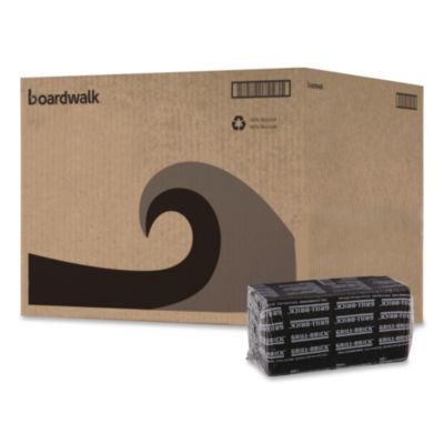 Grill Brick, 8 X 4, Black, 12/Carton