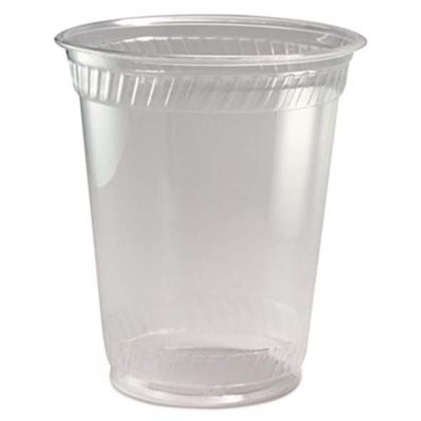 Greenware Cold Drink Cups, Squat, 12 Oz To 14 Oz, Sugarcane, Clear, 1,000/Carton
