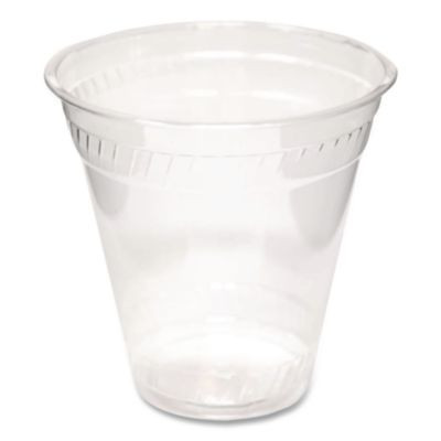Greenware Cold Drink Cups, Squat, 12 Oz To 14 Oz, Sugarcane, Clear, 1,000/Carton