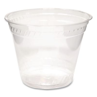 Greenware Cold Drink Cups, Old-Fashioned Cup, 9 Oz, Sugarcane, Clear, 50/Sleeve, 20 Sleeves/Carton