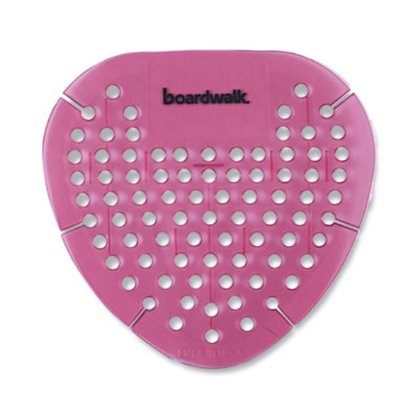 Gem Urinal Deodorizer Screen, Spiced Apple Scent, Red, 12/Box