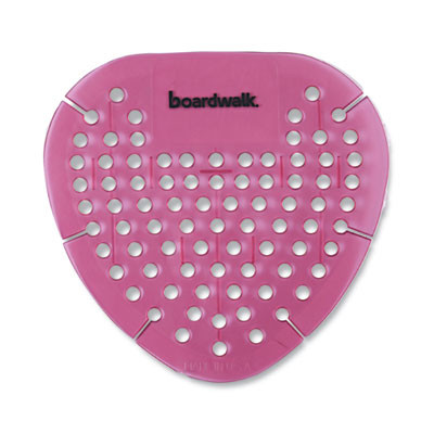 Gem Urinal Deodorizer Screen, Spiced Apple Scent, Red, 12/Box