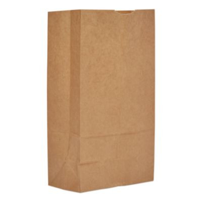 Grocery Paper Bags, 12# Size, 40# Basis Weight, 7" x 4.38" x 13.75", Kraft, 1,000/Bundle