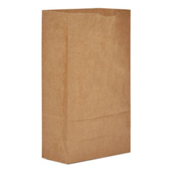 Grocery Paper Bags, 6# Size, 35# Basis Weight, 5.88" x 3.63" x 11", Kraft, 2,000/Bundle