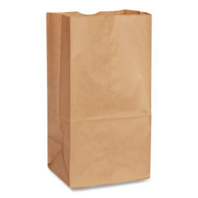 Grocery Paper Bags, 6# Size, 35# Basis Weight, 5.88" x 3.63" x 11", Kraft, 2,000/Bundle