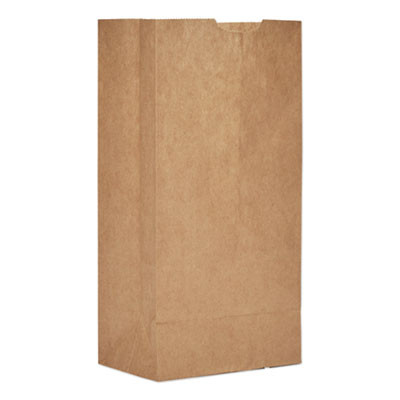 Grocery Paper Bags, 4# Size, Extra-Heavy-Duty, 50# Basis Weight, 5" x 3.13" x 9.88", Kraft, 500/Bundle