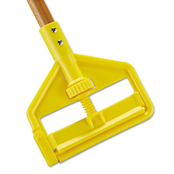 Invader Side-Gate Wood Wet-Mop Handle, 1" Dia x 60", Natural, 12/Carton