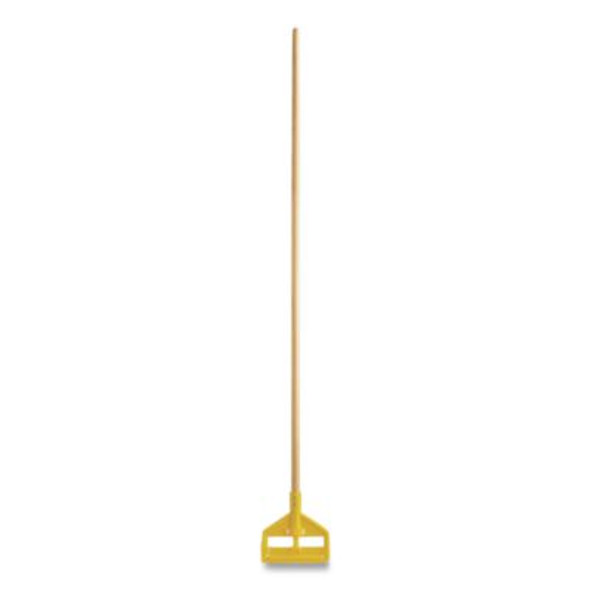 Invader Side-Gate Wood Wet-Mop Handle, 1" Dia x 60", Natural, 12/Carton