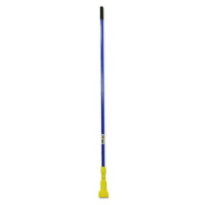 Gripper Fiberglass Mop Handle, 1" Dia x 60", Blue/Yellow