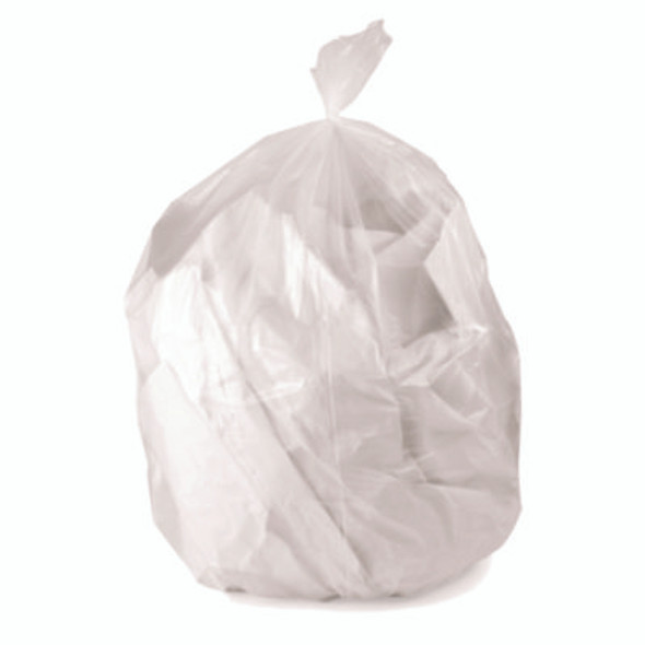 Linear Low Density Can Liners With Accufit Sizing, 23 Gal, 0.9 Mil, 28" X 45", Clear, 50/Box