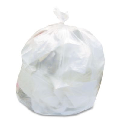 Linear Low-Density Can Liners, 30 Gal, 0.65 Mil, 30" X 36", Clear, 250/Carton