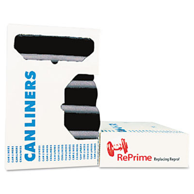 Linear Low Density Can Liners With Accufit Sizing, 32 Gal, 0.9 Mil, 33" x 44", Black, 20 Bags/Roll, 5 Rolls/Carton