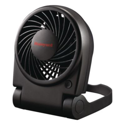 Turbo On The Go Usb/Battery Powered Fan, 3", 1 Speed, Black