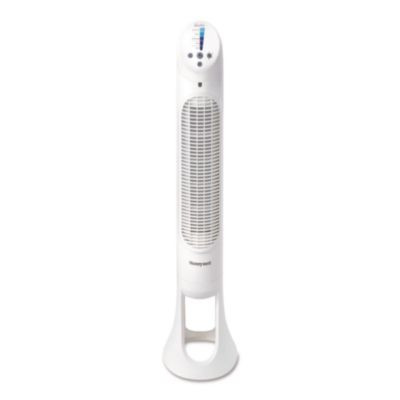Quietset Whole Room Tower Fan, 5 Speeds, White