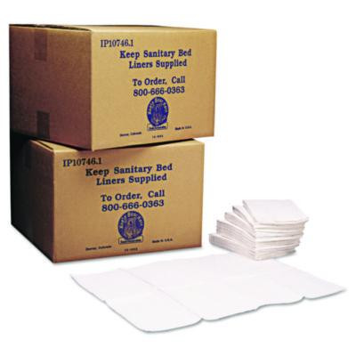 Baby Changing Station Sanitary Bed Liners, 13 X 19, White, 500/Carton