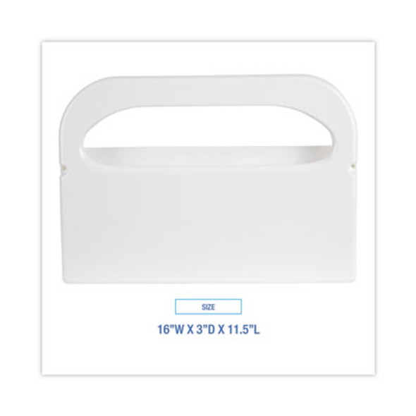 Toilet Seat Cover Dispenser, 16 X 3 X 11.5, White, 2/Box