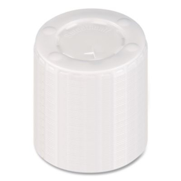 Straw-Slot Cold Cup Lids, Fits 10 Oz Cold Cups, Plastic, Translucent, 2,000/Carton