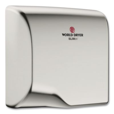 Slimdri Hand Dryer, 110 V To 240 V, 13.87 x 13 x 7, Brushed Stainless Steel