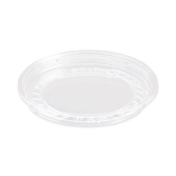 Bare Eco-Forward Rpet Deli Container Lids, Recessed Lid, Fits 8 Oz Containers, Clear, Plastic, 50/Pack, 10 Packs/Carton