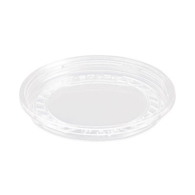 Bare Eco-Forward Rpet Deli Container Lids, Recessed Lid, Fits 8 Oz Containers, Clear, Plastic, 50/Pack, 10 Packs/Carton