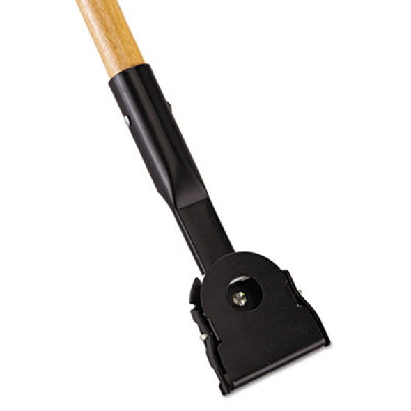 Snap-On Hardwood Dust Mop Handle, 1.5" Dia x 60", Natural