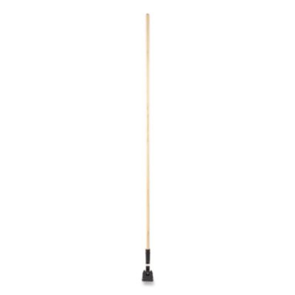 Snap-On Hardwood Dust Mop Handle, 1.5" Dia x 60", Natural