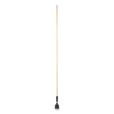 Snap-On Hardwood Dust Mop Handle, 1.5" Dia x 60", Natural