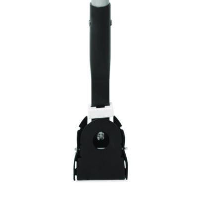 Snap-On Fiberglass Dust Mop Handle, 1" Dia x 60", Gray/Black