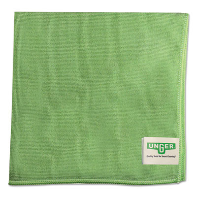 Smartcolor Microwipes, Microfiber, 16 x 15, Green, 10/Pack