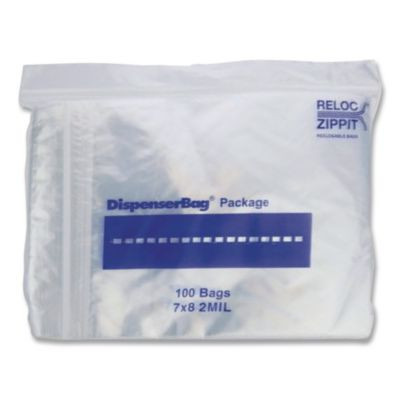 Plastic Zipper Bags, 32 Oz, 7" x 8", Clear, 1,000 Bags/Box, 2 Boxes/Carton