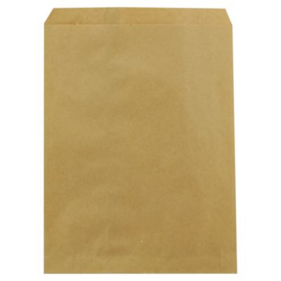 Kraft Paper Bags, 8.5" x 11", Kraft, 2,000/Carton