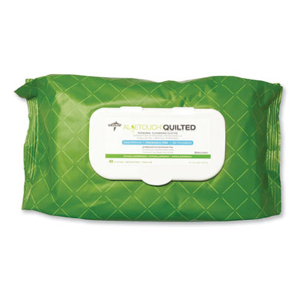 Fitright Select Premium Personal Cleansing Wipes, 1-Ply, 8 x 12, Fragrance-Free, White, 48/Pack, 12 Packs/Carton