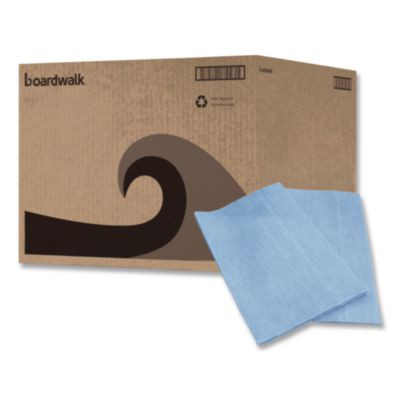 Foodservice Wipers, 13 x 21, Blue, 150/Carton