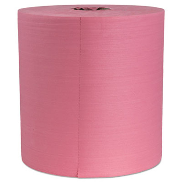 Hydrospun Wipers, 12 x 12, Red, 475/Roll