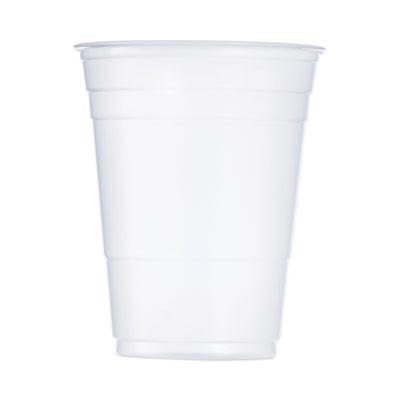 Solo Party Plastic Cold Drink Cups, 16 Oz, 50/Sleeve, 20 Sleeves/Carton