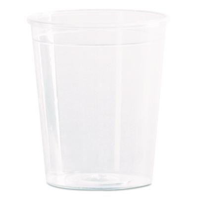 Comet Plastic Portion/Shot Glass, 2 Oz, Clear, 50/Pack, 50 Packs/Carton