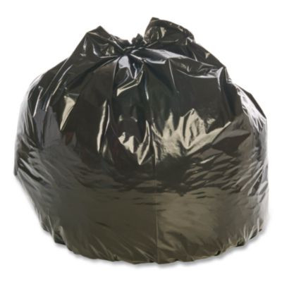 Insect-Repellent Trash Bags, 55 Gal, 2 Mil, 37" X 52", Black, 65/Box