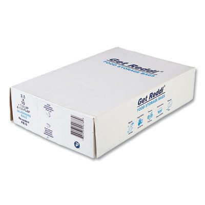 Silverware Bags, 0.7 Mil, 3.5" x 1.5" x 10", Clear, 2,000/Carton
