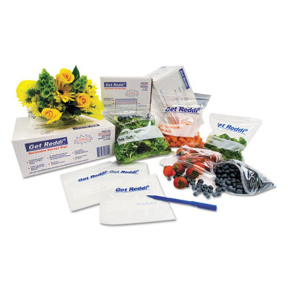 Food Bags, 5.5 Gal, 10 x 8 x 24, Clear, 500/Carton