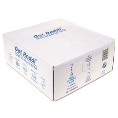 Food Bags, 5.5 Gal, 10" x 8" x 24", Clear, 500/Carton